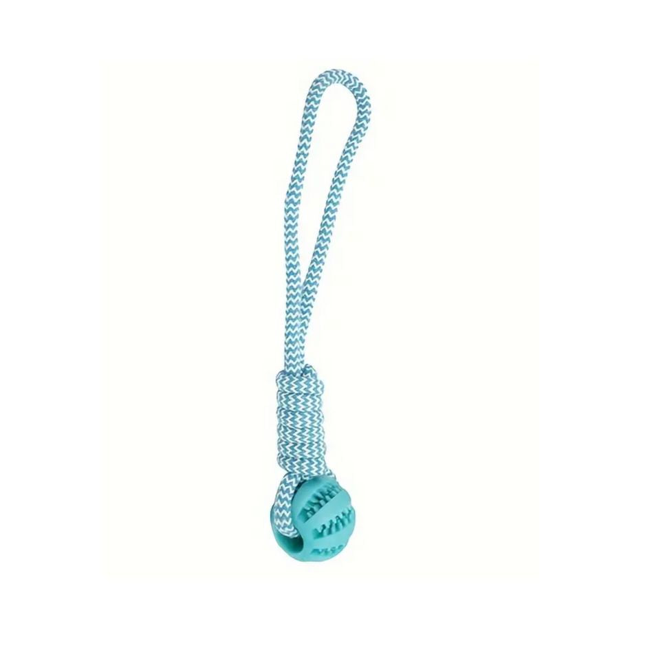Pet Chew Toy Cotton Rope with Food Ball Molar Teeth Cleaning Pawer Gear